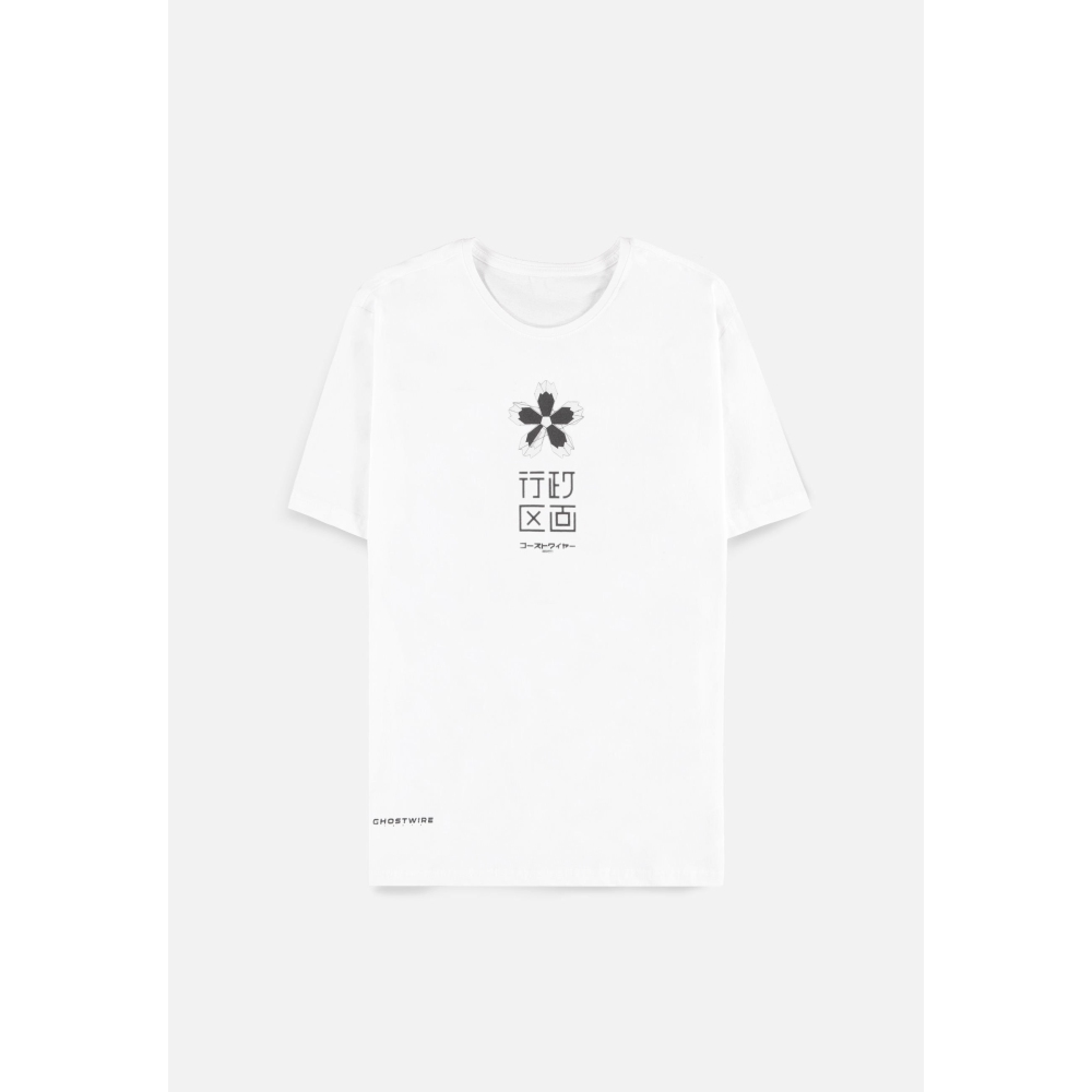 Ghostwire Tokyo - Sakura Artwork Mens T-shirt - White